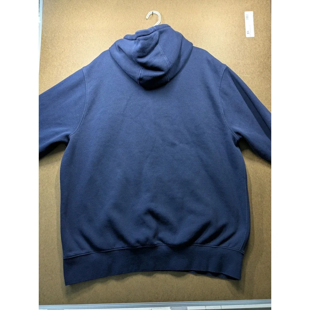 Nike Mens Sportswear Club Fleece Hoodie Navy Blue 2XL Tall FN3859-451